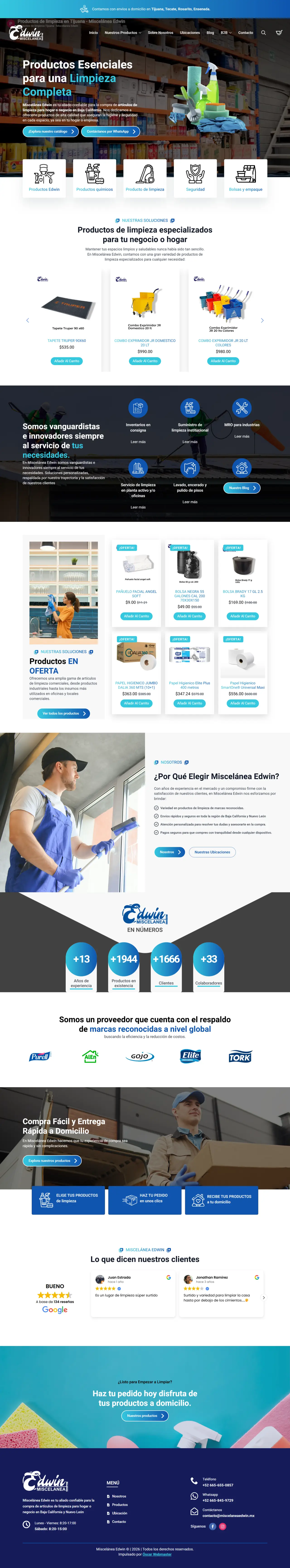 Miscelánea Edwin – Productos de Limpieza Tijuana